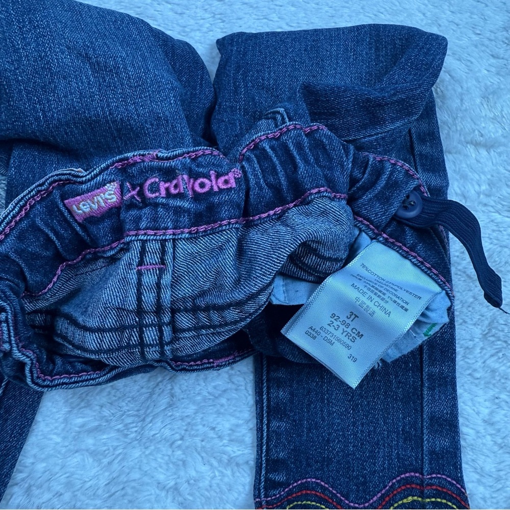 Levi's x Crayola Kids' distressed Jeans - Picture 2 of 3